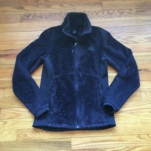 TNF OSITO Full Zip Fuzzy Fleece Jacket BLACK SM